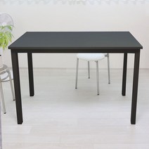 가구느낌 준테이블 1400 x 600 x 760 mm, 블랙