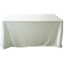 패브릭몰 보드레공단 테이블보, 대형(220 x 300 cm), 아이보리