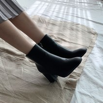 탑모델 크런치 앵클부츠