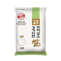 22년 햅쌀 대한농산 보약같은 경기이천쌀, 1개, 3kg(상등급)