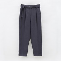 EnC 여성용 벨티드 핀턱 팬츠 ENTA11272W