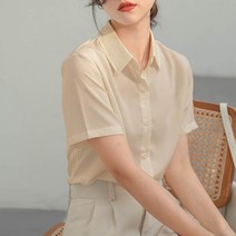 앤드스타일 여성용 링클프리 반팔 셔츠 블라우스 260963