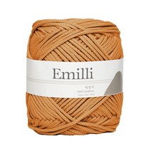 yarna 에밀리 로프얀 뜨개실 350g, 04 머스타드, 1개