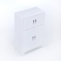 743 미니멀 모던 철제 캐비닛 수납장 DIY, 화이트