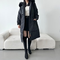 잘빠진 여성용 다비 롱패딩