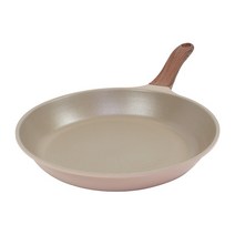 키친아트 본 우드 파스텔핑크 다이아 프라이팬, 28 cm, 1개