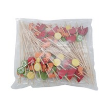 이홈베이킹 대나무 과일픽 12cm, 1개, 100개입
