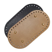 퀼트여왕 소꼬발 가방바닥 타원형 20 x 10 cm, 베이지