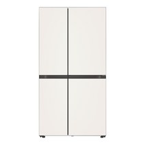 LG전자 디오스 오브제컬렉션 양문형 냉장고 방문설치, 베이지, S634BB35Q