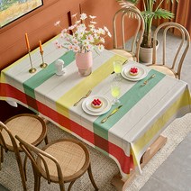 마켓에이 프리미엄 센스 방수 식탁보, TYPE2, 90 x 90 cm