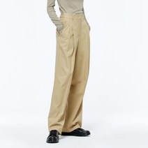 아헤 여성용 코튼 텐셀 클래식 와이드 팬츠