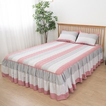 리틀홈 트리플 누빔 스커트 침대커버