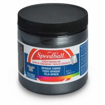 스피드볼 패브릭 실크스크린 오패큐 잉크, Black Pearl, 236.2ml