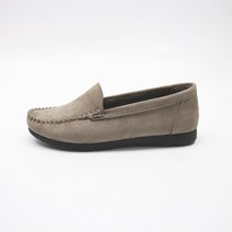 이즈릿 여성용 페니 스웨이드 퍼안감 로퍼 모카신 1.5cm