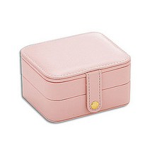 더플로우컴퍼니 작아서 보관하기 좋은 2단 악세사리 보관함 핑크, 1개