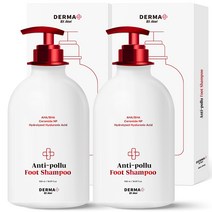 아케이 더마 안티폴루 발각질제거 풋샴푸 550ml, 2개입, 2개