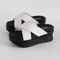 단골언니 여성용 기본 엑스 올댓 통굽 키높이 슬리퍼 7cm