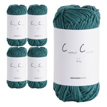 브랜드얀 C.C 코마면 뜨개실 5p, 240 터키쉬, 415m