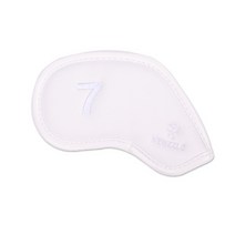 뉴즐 담카우 사피아노 더블사이드 넘버 7번 아이언커버 DBNIRSPA0002, 올화이트 + 화이트자수
