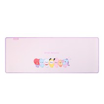 로이체 BT21 minini 미끄럼방지 마우스 장패드, 바이올렛, 1개