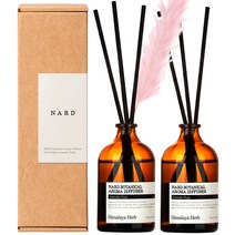 부케가르니 나드 보타니컬 아로마 디퓨저 100ml x 2p + 핑크뮬리, 라벤더머스크