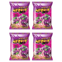 크라운 새콤달콤 포도복숭아, 200g, 4개입