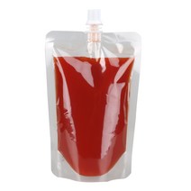 오누이상회 투명 스파우트 파우치 9mm 12 x 18 cm 300ml, 40개