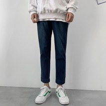 맨타임 남성용 TTN 데일리 워싱 롤업 데님팬츠