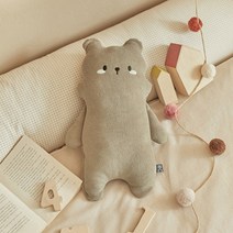 쉬즈홈 순면 뒤집기 방지 형태 쿠션, 포비(베이지)