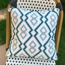 JCP 다이아 듀엣 패턴 쿠션커버