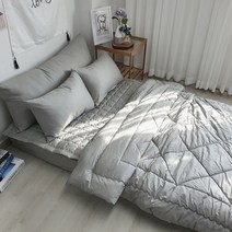 웰퓨어 이불 + 토퍼 + 홑매트리스커버 + 베개커버 세트