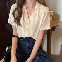 셀레네 여성용 베이직 반팔 셔츠