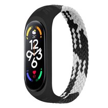 스페이스쉴드 브레이드 솔로 루프 스마트워치 스트랩 M, 화이트블랙