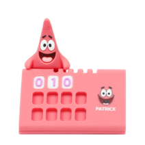 스폰지밥 피규어 주차번호판, 뚱이, 1개