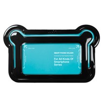 차량용 스마트 시트백 헤드레스트 휴대폰 홀더 파우치, 1개, 블랙아쿠아