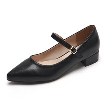 어바웃슈 여성용 키슈 메리제인 뾰족코 펌프스