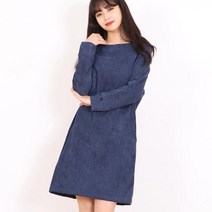 페이퍼먼츠 루즈핏 코듀로이 원피스 13183