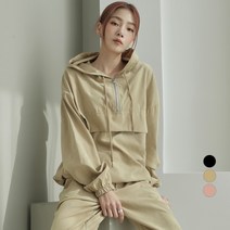 어썸어라운드 여성용 반집업 아노락 트레이닝 세트