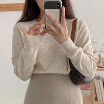 에이와비 여성용 로캐시 라운드 니트