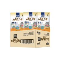 동원 뉴트리플랜 고양이 뉴트리스틱 20p, 참치 + 닭가슴살 혼합맛, 280g, 3개