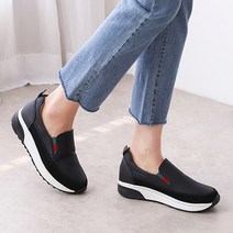 유니크9 여성용 릴다 통굽 키높이 슬립온 5cm