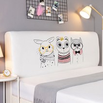 알럽홈 심플 그래픽 침대 헤드커버, TYPE12