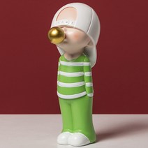 JH Company 골드 풍선껌 오브제, 그린