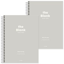 뭉구 The Blank 5000 연습장, 그레이, 2개