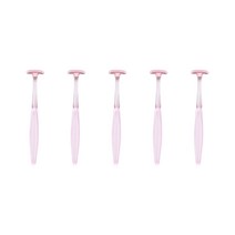 대한 구강 케어 백태 제거 실리콘 혓바닥 클리너 핑크, 5개