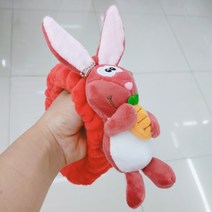 에스떼오뜨젠 세안용 캐릭터 헤어밴드, 레드토끼, 1개