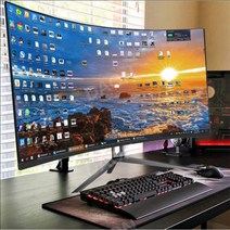 주식용모니터 와이드 32인치 커브 곡면 모니터, 공식 표준, 32인치 4K60HZ