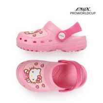 프로월드컵키즈 헬로키티 러브 EVA키즈샌들 크록스 (PK)