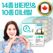 식약처인증 비타민14종 미네랄10종 멀티비타민 비타민 B C D 아연 종합 비타민 남성 여성 30대 40대 50대 60대 70대 수험생 갱년기 여자 남자 피곤할때 맞춤 영양제, 1개, 90정