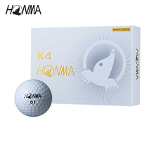 [혼마코리아정품] 혼마 X4 골프볼(4피스 우레탄), 화이트, 1개, 4개